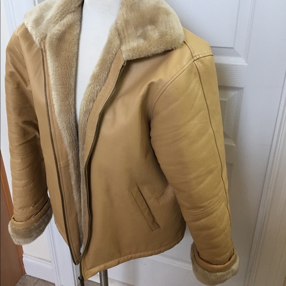 EUC Wilda Genuine Leather Very Warm Lined Coat - Picture 5 of 5